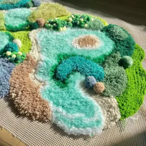 Cloud Dream DIY Handcraft Moss Rug Kits 9