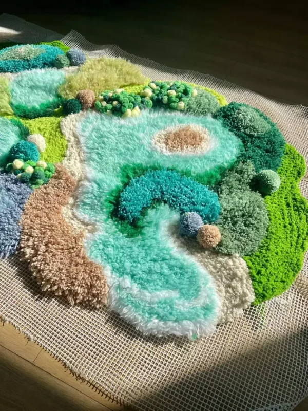 Cloud Dream DIY Handcraft Moss Rug Kits 9