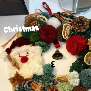 DIY Handcraft Merry Christmas Decor Ring Kits 3