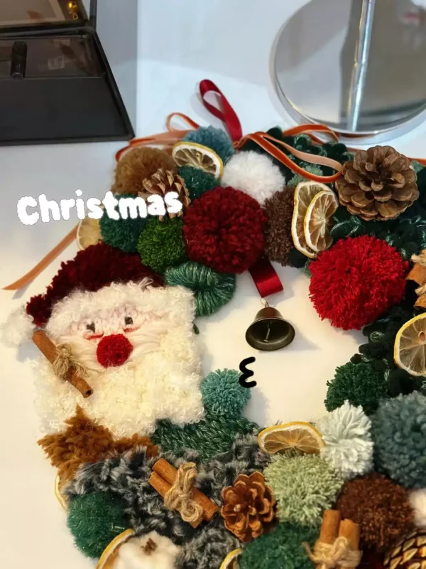 DIY Handcraft Merry Christmas Decor Ring Kits 3
