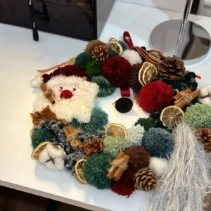 DIY Handcraft Merry Christmas Decor Ring Kits 4