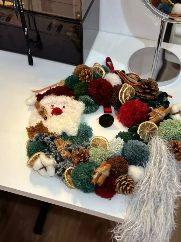 DIY Handcraft Merry Christmas Decor Ring Kits 4