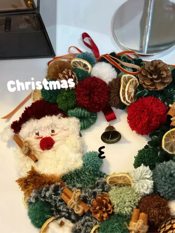 DIY Handcraft Merry Christmas Decor Ring Kits 5