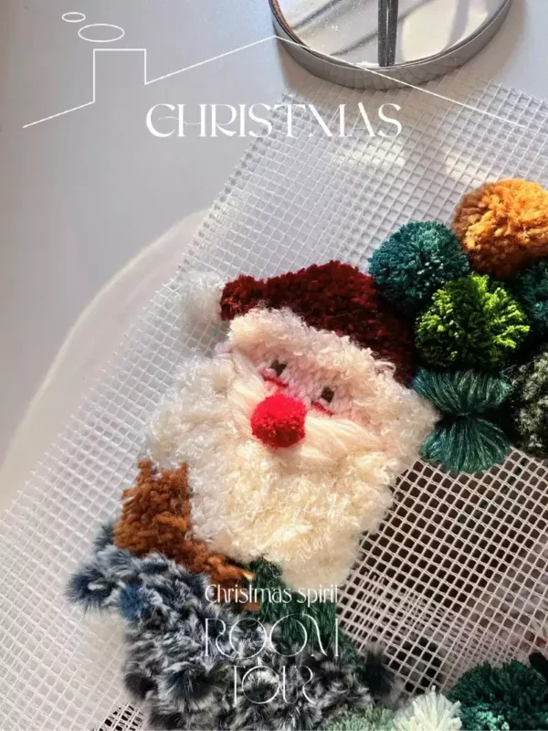 DIY Handcraft Merry Christmas Decor Ring Kits 8