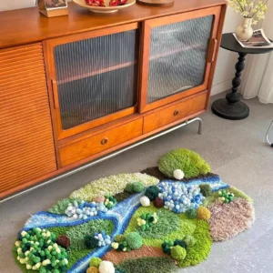 Forest River DIY Handcraft Moss Rug Kits 8