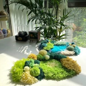 Grass Ocean Moss Coaster DIY Kits 1