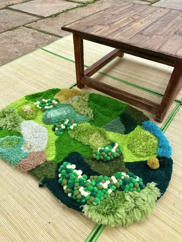 Grassland DIY Handcraft Moss Rug Kits 11