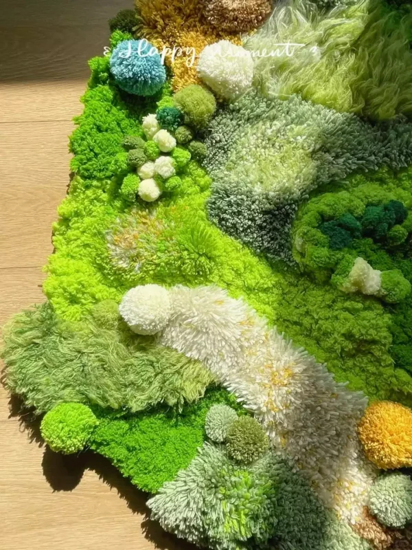 Grassland DIY Handcraft Moss Rug Kits 5