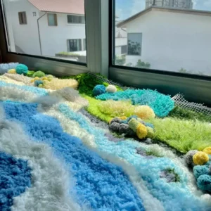 Ocean Beach DIY Handcraft Moss Rug Kits 7