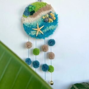 Starfish Hanging Rugs With Tinkling Chimes 6